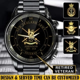Personalized New Zealand Army Logo Custom Name & Time Watch Printed AHVQ24585