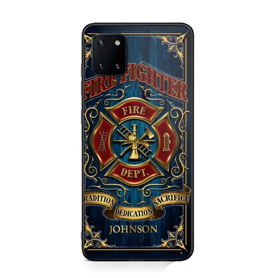 Personalized Fire Dept Radition Dedication Sacrifice Firefighter Custom Name Phonecase Printed QTVQ231046