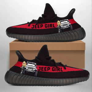 Personalized Jeep Girl Custom Name Yeezy Shoes Printed KVH231051
