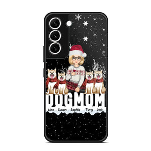Personalized Dog Mom Girl Xmas Dog Lovers Gift Christmas Gift Phonecase Printed LVA231063