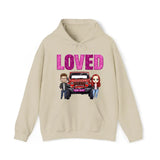 Personalized Couple Jeep Loved Valentine's Day Gift Sweatshirt or Hoodie Printed HN24165