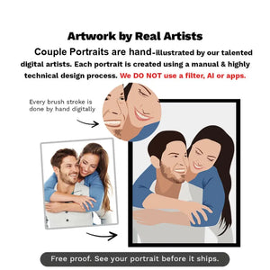 Personalized Upload Your Photo Couple Gift Valentine's Day Gift Poster Printed HN24221