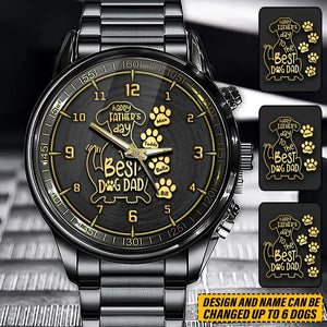 Personalized Dog Dad Happy Father's Day Gift Watch 24643VQ