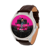 Personalized Jeep Girl Custom Name Women Watch Leather Band Printed HN24658
