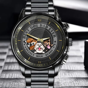 Personalized Best Dog Dad Ever Dog Lovers Gift Watch Printed VQ24698
