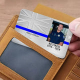 Personalized Upload Your Photo Retired Australian Police Officer Aluminum Wallet Card Printed QTVQ24499