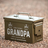 Personalized Awesome Grandpa Canadian Army Logo Custom Name & Served Time Ammo Box Printed QTHN24866