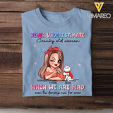 Personalized Cat mom Never Underestimate Cranky Old Women When We Are Mad Even The Demons Run For Cover T-shirt Printed HN24862
