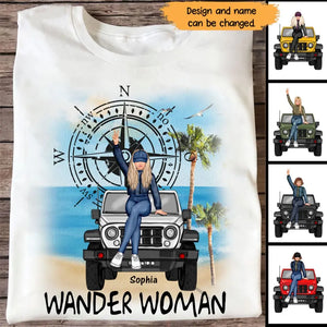 Personalized Jeep Girl Wander Woman T-shirt Printed HN24913