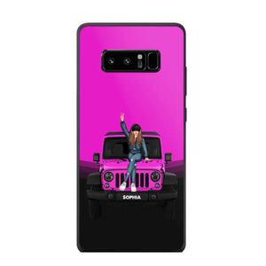 Personalized Jeep Girl Custom Name Phonecase Printed VQ24923