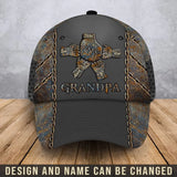 Personalized Grandpa Hands With Kid Names 3D Cap Printed HN241045