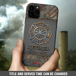 Personalized Australian Firefighter Custom Time Phonecase Printed QTKH241100