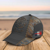 Personalized French Firefighter Flag Custom Time Cap 3D Printed QTKH241106