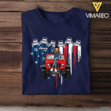 Personalized Jeep Girl Custom Name Ú Flag Heart Independence Day 4th July T-shirt Printed HN241365