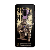 Personalized Australian Veteran Logo Custom Name & Rank Gold Phonecase Printed LVA241528