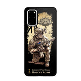 Personalized Australian Veteran Logo Custom Name & Rank Gold Phonecase Printed LVA241528