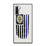 Personalized US Police Badge Police Officer US Flag Blue Line Phonecase Printed QTVQ241908