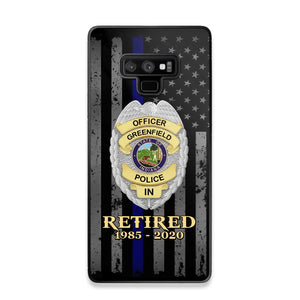 Personalized US Police Badge Retired Police Officer Custom ID Phonecase Printed QTVA241911