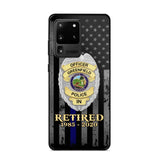 Personalized US Police Badge Retired Police Officer Custom ID Phonecase Printed QTVA241911