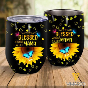 BLESSED TO BE CALLED PERSONALIZED WINE TUMBLER PRINTER 3D