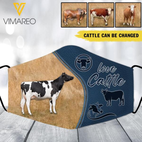 PERSONALIZED CATTLE 3D NORMAL MASK TNTN0909