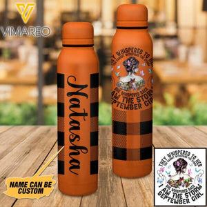 Personalized September Girl Insulated Water Bottle OCT-DT28