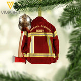PERSONALIZED FRANCE FIREFIGHTER HANGING ORNAMENT CHRISTMAS NOV-LN15