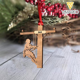 PERSONALIZED LINEMAN HANGING ORNAMENT CHRISTMAS NOV-QH19