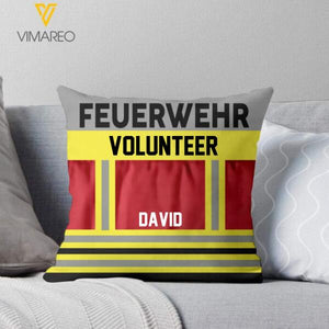PERSONALIZED AUSTRIAN FIREFIGHTER PILLOW PRINTED DEC-HQ01