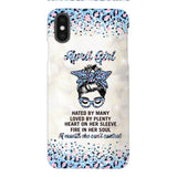 PERSONALIZED APRIL GIRL A MOUTH SHE CAN'T CONTROL PHONECASE QTHC1003