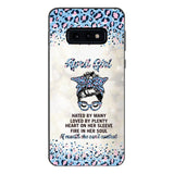 PERSONALIZED APRIL GIRL A MOUTH SHE CAN'T CONTROL PHONECASE QTHC1003