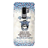 PERSONALIZED APRIL GIRL A MOUTH SHE CAN'T CONTROL PHONECASE QTHC1003