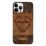 Personalized Grandma Kid Phone Case Printed 22APR-LN28