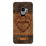 Personalized Grandma Kid Phone Case Printed 22APR-LN28