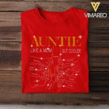 PERSONALIZED AUNTIE LIKE A MOM BU COOLER KID NAME TSHIRT QTDT0405