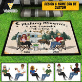 Personalized Making Memories One Campsite At A Time Doormat 22MAY-HQ04