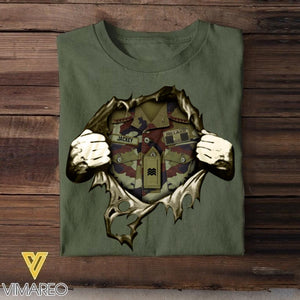 Personalized Irish Soldier Tshirt Printed 22MAY-HQ30