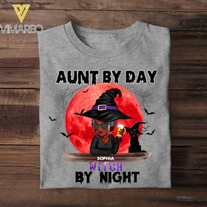 Personalized Aunt By Day With By Night Tshirt Printed QTHY1508