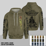 Personalized I Am An Australian Veteran One A Soldier Always A Soldier Military Base Address Hoodie 3D Printed 23JAN-HY07