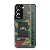 Personalized Belgium Soldier/ Veteran Once A Soldier Always A Soldier Phonecase 3D Printed QTDT1101