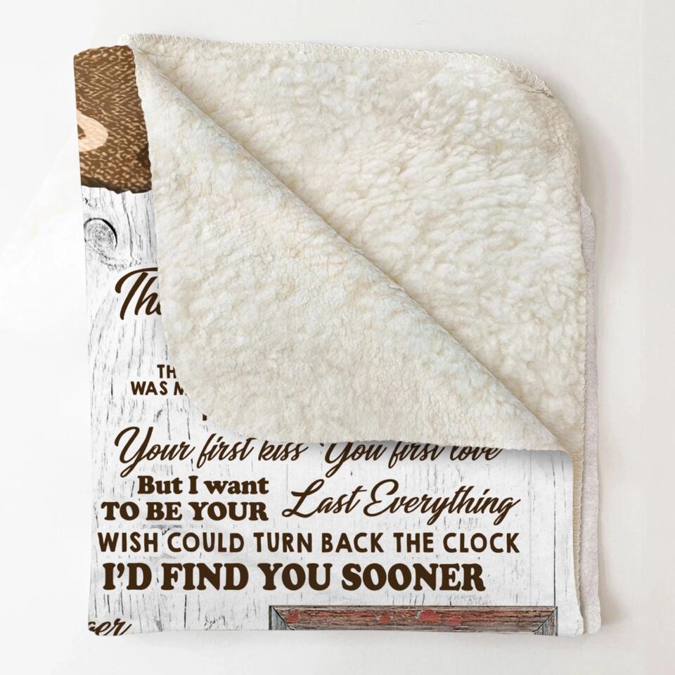 Personalized To My Wife The Day I Fell In Love With You I Realized That You Are The One Couple Quilt Blanket Printed PNHQ2901