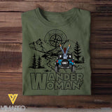 Personalized Wander Woman Jeep Girl  Tshirt Printed QTDT3001