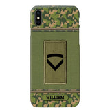 Personalized Norwegian Soldier/Veteran Phonecase Printed 23JAN-DT31