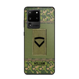 Personalized Norwegian Soldier/Veteran Phonecase Printed 23JAN-DT31