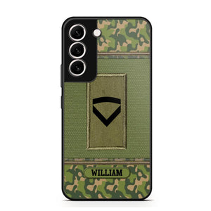 Personalized Norwegian Soldier/Veteran Phonecase Printed 23JAN-DT31