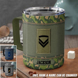 Personalized Norwegian Veteran/Soldier Insulated Mug Printed 23FEB-DT03