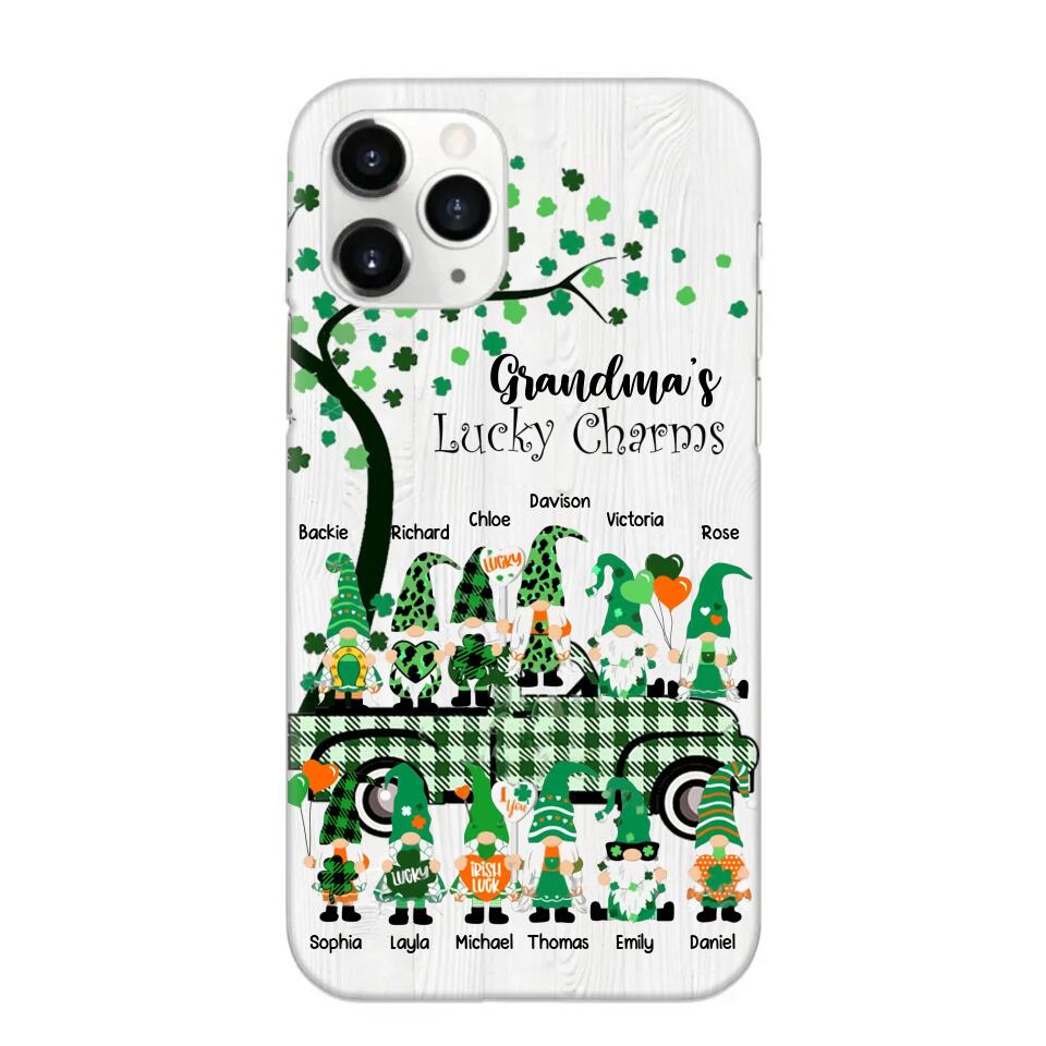 Personalized Grandma's Lucky Charms Kid Name Phonecase Printed 23FEB-DT10