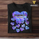 Personalized Grandma's Sweethearts Kid Name Tshirt Printed 23FEB-VD13