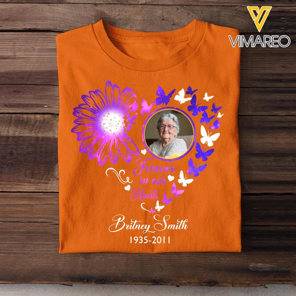 Personalized Your Memorial Grandma Image Forever In Our Hearts  Printed Tshirts PNDT1302