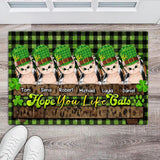 Personalized Hope You Like Cats Lucky Cat Lovers  Doormat Printed PNHQ1702